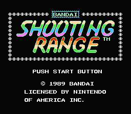 Shooting Range title screenshot